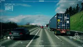 Машины на дороге - HUD, Tracking в After Effects
