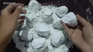 Now some dusty white cement ASMR 😌🎧#ASMR#cementasmr 