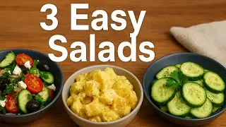 3 Easy Cucumber & Mediterranean Salads | Quick & Healthy Potato Salad Ideas You&rsquo;ll Love!