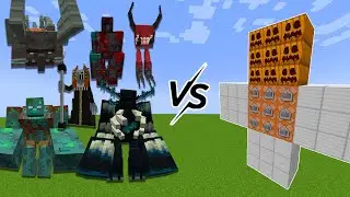 MUTANT MOBS vs ALPHA MUTANT IRON GOLEM
