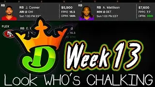 #Draftkings Week 13 | Chalky RBs Everywhere