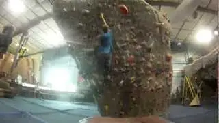 Mark Urich Climbing at The Spot Bouldering Gym