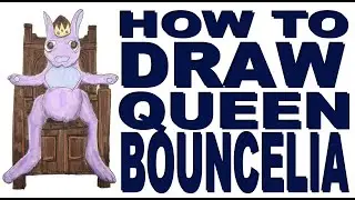 How to draw Queen Bouncelia (Garten of Banban IV)