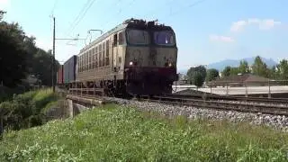 Bahnverkehr in Chiasso am 31.08.13 - ItalContainer und Winner UKV