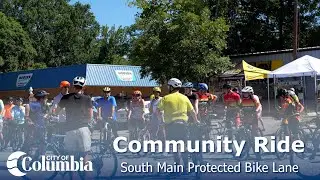 Community Ride | South Main Protected Bike Lane