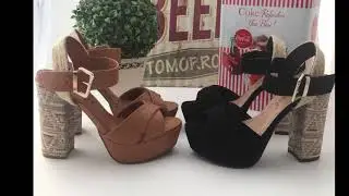 SANDÁLIA PLATAFORMA , estilo e tendência forte para o verão 2108 - CEREJA ROSA CALÇADOS