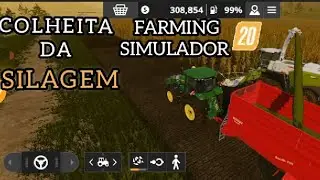 COLHEITA DA SILAGEM NO FARMING SIMULADOR 20!
