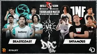 beastcoast vs Infamous - DPC SA 2021/22 Tour 3: Division I - Tiebreaker Match - BO3