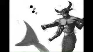 Mermaid Beast Speed Painting -Sketch Club App by DarkWolf80s