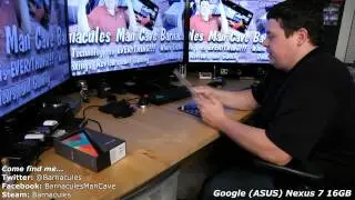 ASUS Google Nexus 7 Review and iPad Comparison - Good Apple iPad Alternative - @Barnacules