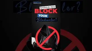Should You Block Your Blackmailer? #shorts #blackmail #onlinethreats #cybersecurity
