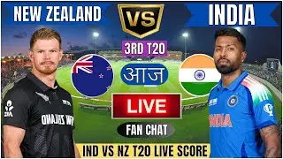 🔴Live: India vs New Zealand 3rd T20 | Live Cricket Match Today | IND vs NZ 3rd T20 Live Last 5 Overs