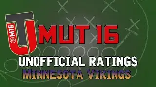 Top 5 Minnesota Vikings in MUT 16 - Unofficial Ratings | Madden 16 Ultimate Team Base Cards