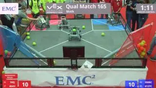 VEX Worlds 2016 - VRC High School - Math - Qual 165 (10Q 464H) 278 vs 168 (5588C 6127C)