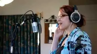 Isabelle jacques chante Elle &eacute;coute pousser les fleurs (cover) Audio-Technica Atr-2500 USB test