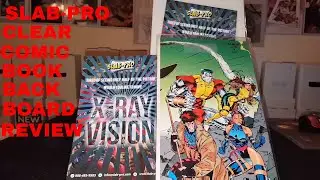 SLAB-PRO CLEAR COMIC BOOK  BACK BOARDS REVIEW & DISCOUNT CODE!!