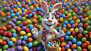 Easter Bunny Paints the Eggs + More Nursery Rhymes & Kids Songs
