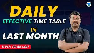 Effective Daily Time Table in Last Month | KPCIVIL #gate2023 #civilengineering #kpsir