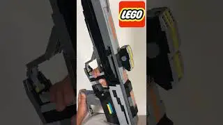 Halo dmr rifle toy gun that works reload Custom LEGO set
