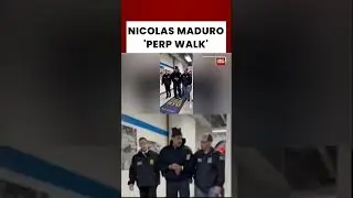 Captured Venezuelan President Nicolas Maduro Seen Doing The 'Perp Walk' In DEA Custody