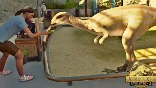 JWE3 Трюки: Как построить Уголок для Глажки Динозавров | Jurassic World Evolution 3