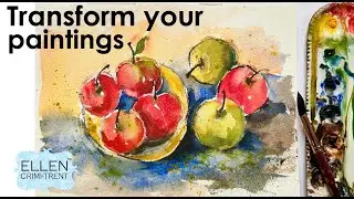 Watercolor techniques to make your paintings more expressive