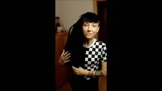 Black dreads extension shortcut by SHAMAN DREADS