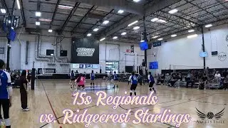 Angels Elite 15s Regionals I vs.  Ridgecrest Starlings | Game #2 | SCSN Entry Day #1