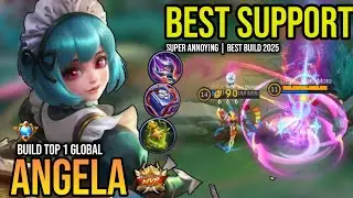 ANGELA BEST SUPPORT 2025 | BUILD TOP 1 GLOBAL ANGELA GAMEPLAY | MOBILE LEGENDS✓