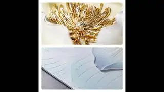 5 pieces 3d Luxury Flower Paintings