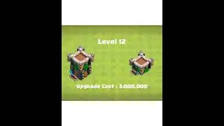 Archer tower level 1 to level 18 upgrade #coc #shorts #clashofclan