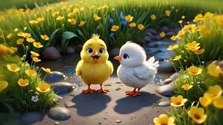 Seven Little Chicks Say Opposites Right | Fun Learning Song for Kids | Nursery Rhymes and Baby Songs