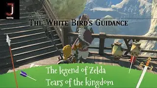 The legend of Zelda Tears of the kingdom The white bird guidance Shrine quest Hebra region