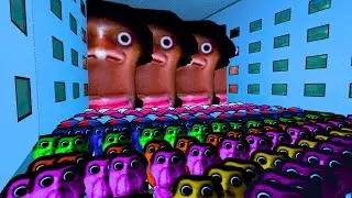 Obunga vs Lobotomy family NextBot &ndash; Hotel garry's mod