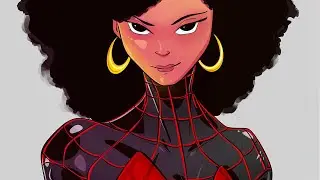 👉 “Creando a Sìder Girl 🕷️ | Speedpaint en Procreate”