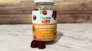 Lifeable Cranberry Gummies for Kids | Urinary Tract & Bladder Support That Tastes Amazing!