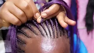LEARN WITH ME HOW TO FEED IN CORNROWS / PENCIL HAIR STYLE