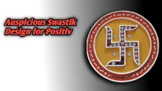 Swastik Design for Good Luck | Easy Wall Art Tutorial