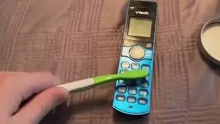 1 minute cleaning: vtech cordless phone