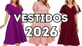 NUEVOS VESTIDOS HERMOSOS y ELEGANTES 2026