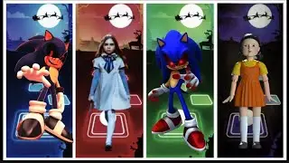 Sonic exe vs Dolls vs Sonic exe vs Squid doll #sonicedmrush SUBSCRIBE TO MY CHANNEL PLEASE!