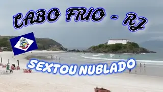 Sexta Feira Nublado na Região dos Lagos Cabo Frio RJ BRASIL