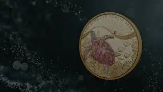 Australia 2024 $2500 The Jewelled Turtle - 10oz .9999 Gold Proof with Argyle Pink Diamonds&trade;