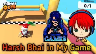 Harsh Tatsuya In My Game 😱😱||stumble guys in hindi || @HarshTatsuya