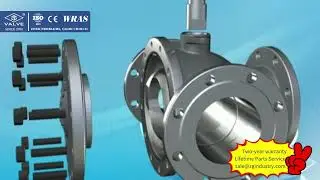 3D Showcase: Three-Way Ball Valve | Assembly, Operation & Flow Control Principles | ZG Valve