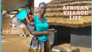African Village Girl's life/kitchen tour/ morning routine in African
