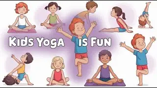 5 Easy Yoga Poses for Kids | Fun & Simple Home Workout #yogaforkids #kidsyoga