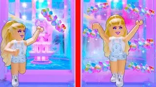 She Threw Her HALO Into The Fountain And Got This... (Roblox)