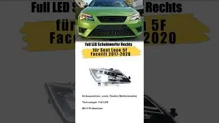 SpeedyParts.de - Full LED Scheinwerfer Rechts f&uuml;r Seat Leon 5F Facelift 2017-2020 OE 5F2941774A