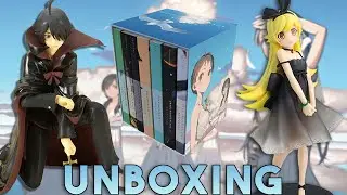 Monogatari Unboxing | Final Season Light Novel Box Set & Figures!